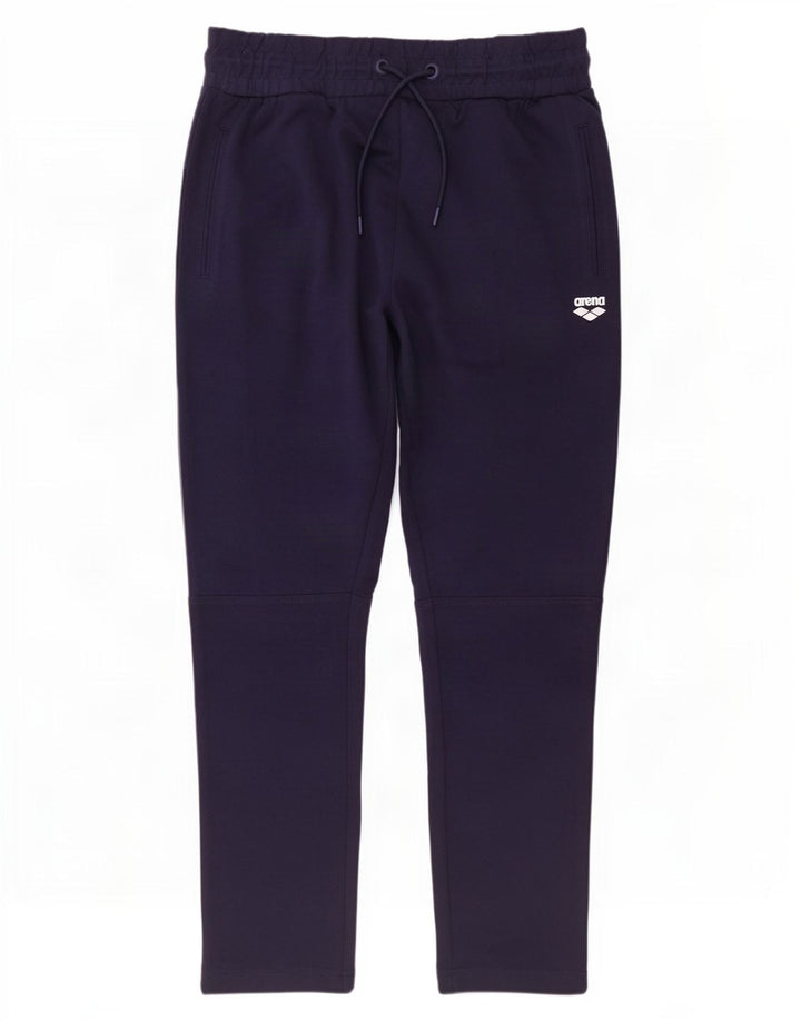Pantaloni da tuta da uomo Arena di cotone medio blu navy
