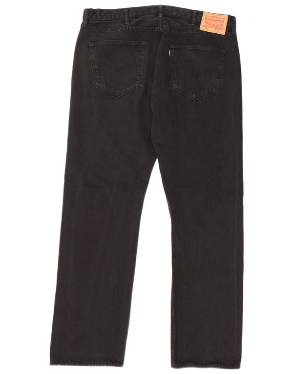 Jeans dritti da uomo Levi's 501 W38 L34 cotone nero