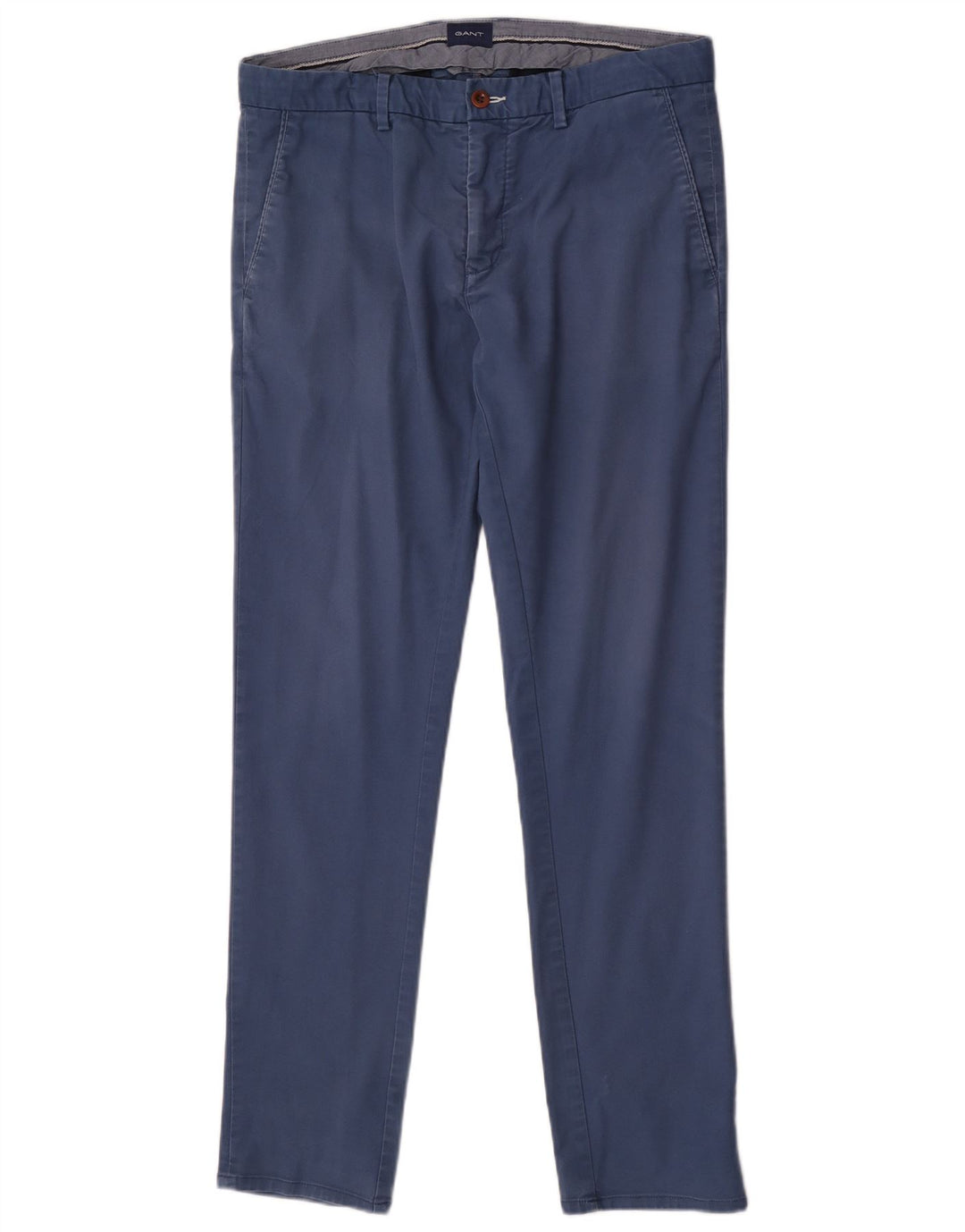 Pantaloni chino slim da uomo Gant W32 L32 in cotone blu