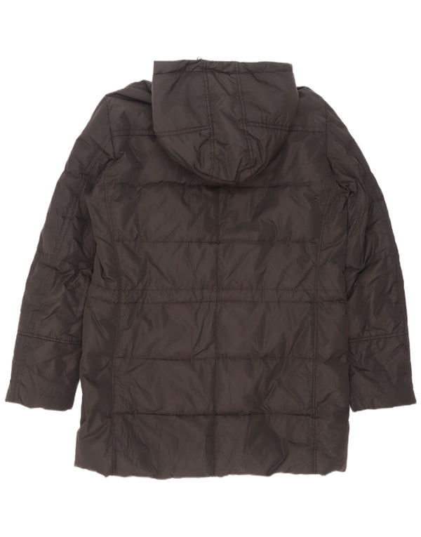Cappotto imbottito con cappuccio da uomo PEUTEREY UK 40 grande poliestere nero