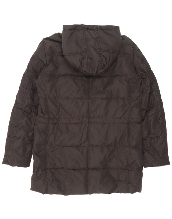 Cappotto imbottito con cappuccio da uomo PEUTEREY UK 40 grande poliestere nero