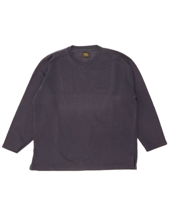 Felpa da uomo Lee Maglione 2XL Blu navy