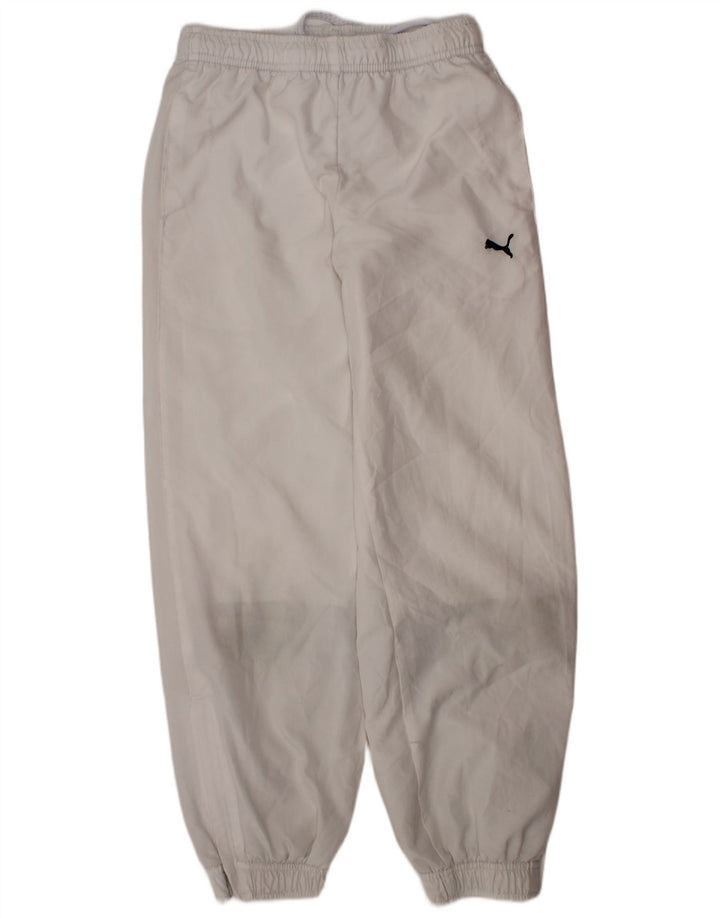Pantaloni della tuta da ragazzo PUMA Joggers 9-10 anni Poliestere bianco