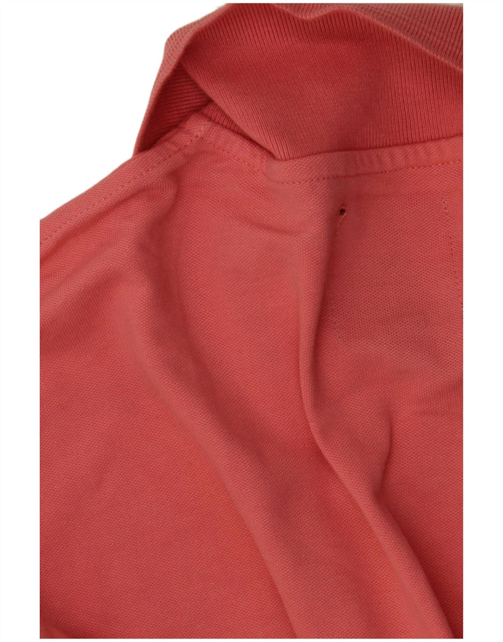 Polo da uomo G-STAR grande in cotone rosa