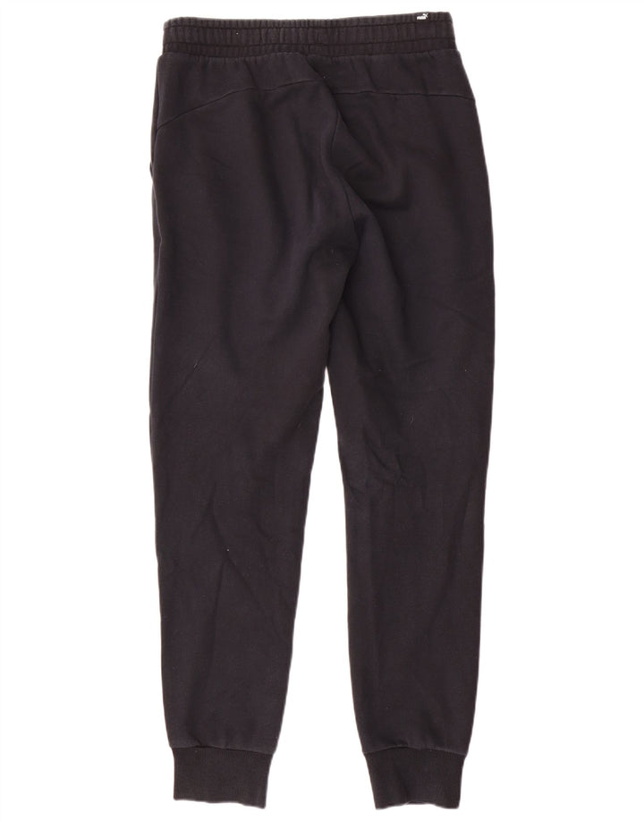 Pantaloni da tuta da uomo Puma Joggers Medium Black Cotton
