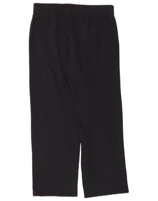 Under Armour Womens Tracksuit Trousers UK 14 Large Black Cotton Sports