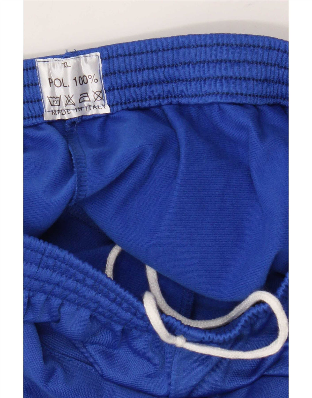 Pantaloni da tuta vintage da ragazzo 15-16 anni XL poliestere blu