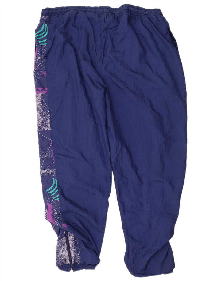 Tuta intera da uomo ORSO POETA XL Blu navy geometrica in poliammide