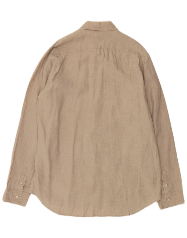 Camicia da uomo Calvin Klein Jeans 2XL Lino beige