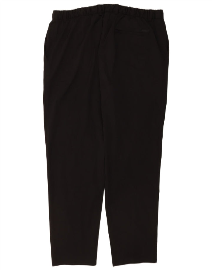 Pantaloni chino affusolati da uomo Calvin Klein W36 L30 poliestere nero