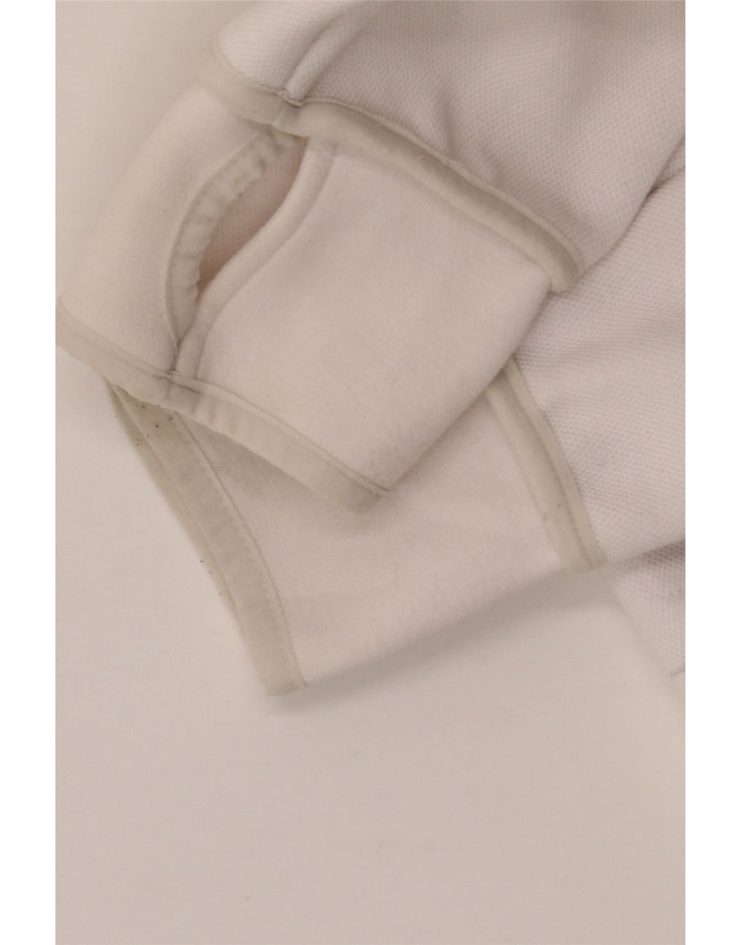 Felpa con cappuccio e zip Adidas da uomo XL in cotone bianco