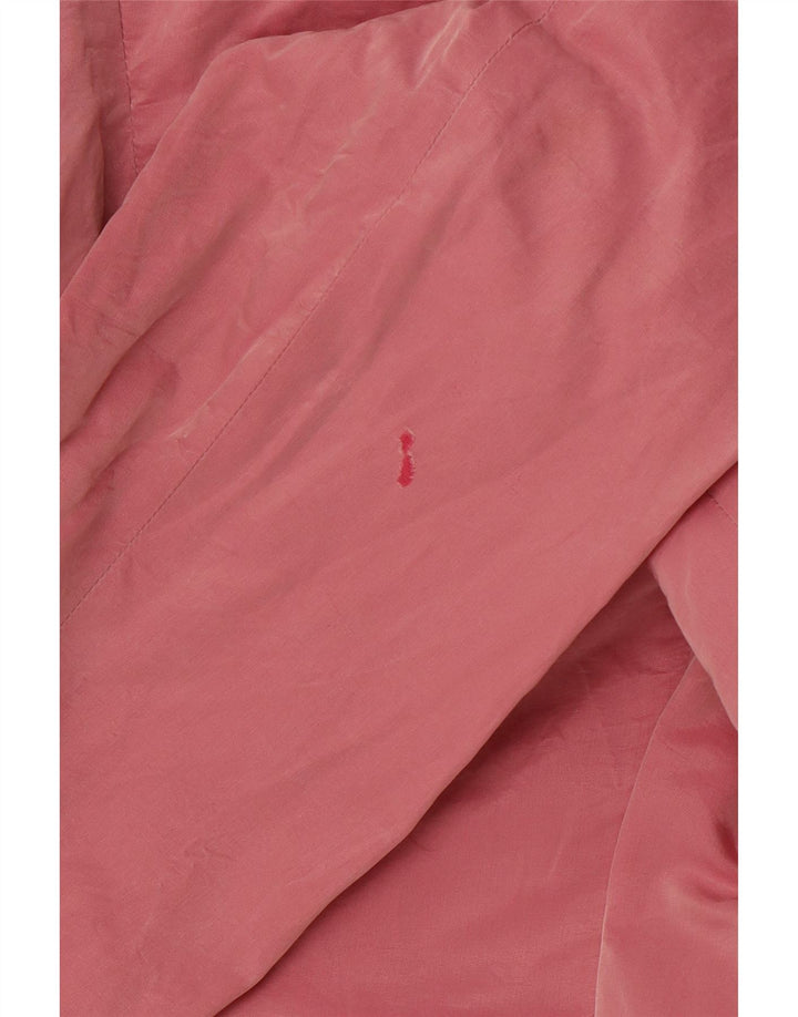 Giacca blazer a 3 bottoni da donna HUGO BOSS UK 14 grande cotone rosa