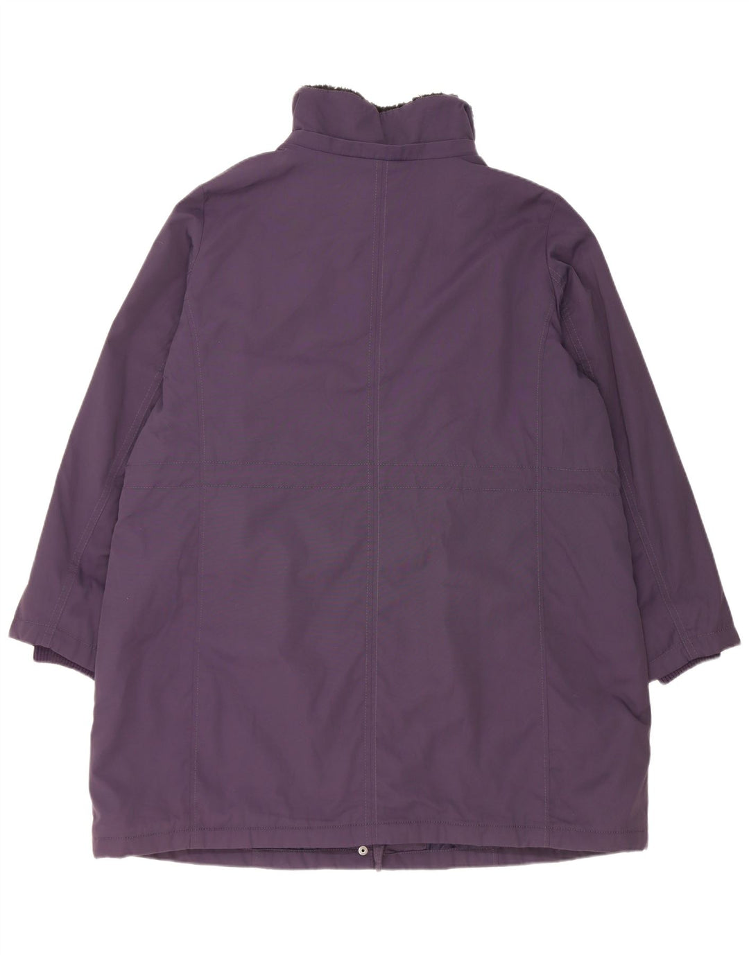 Cappotto imbottito da donna Marks & Spencer UK 18 XL viola poliammide