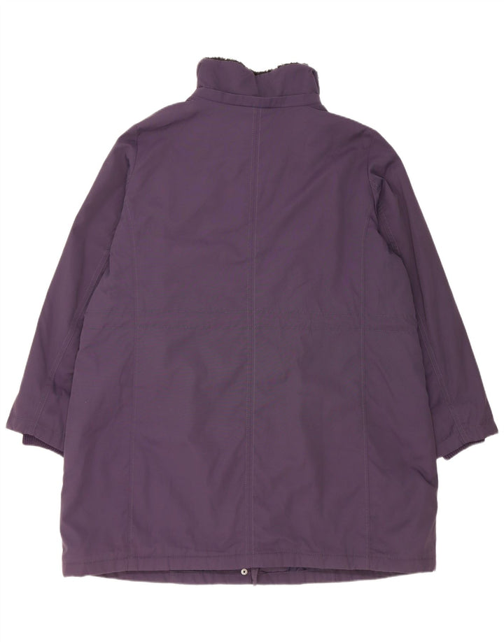 Cappotto imbottito da donna Marks & Spencer UK 18 XL viola poliammide