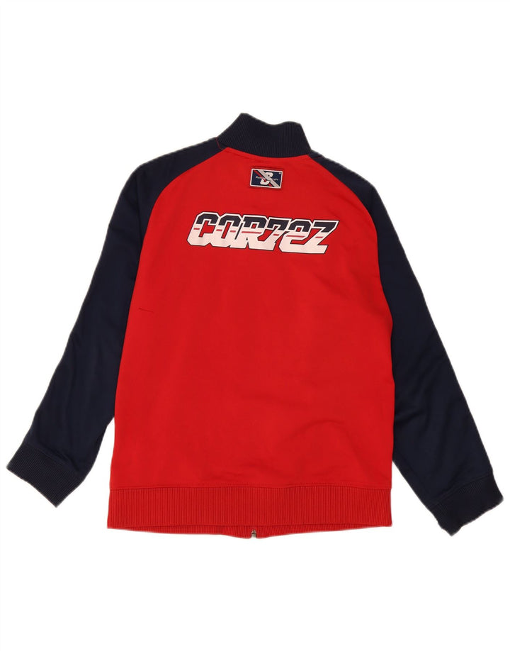 Giacca da ginnastica grafica Nike da ragazzo, 11-12 anni, colore rosso medio