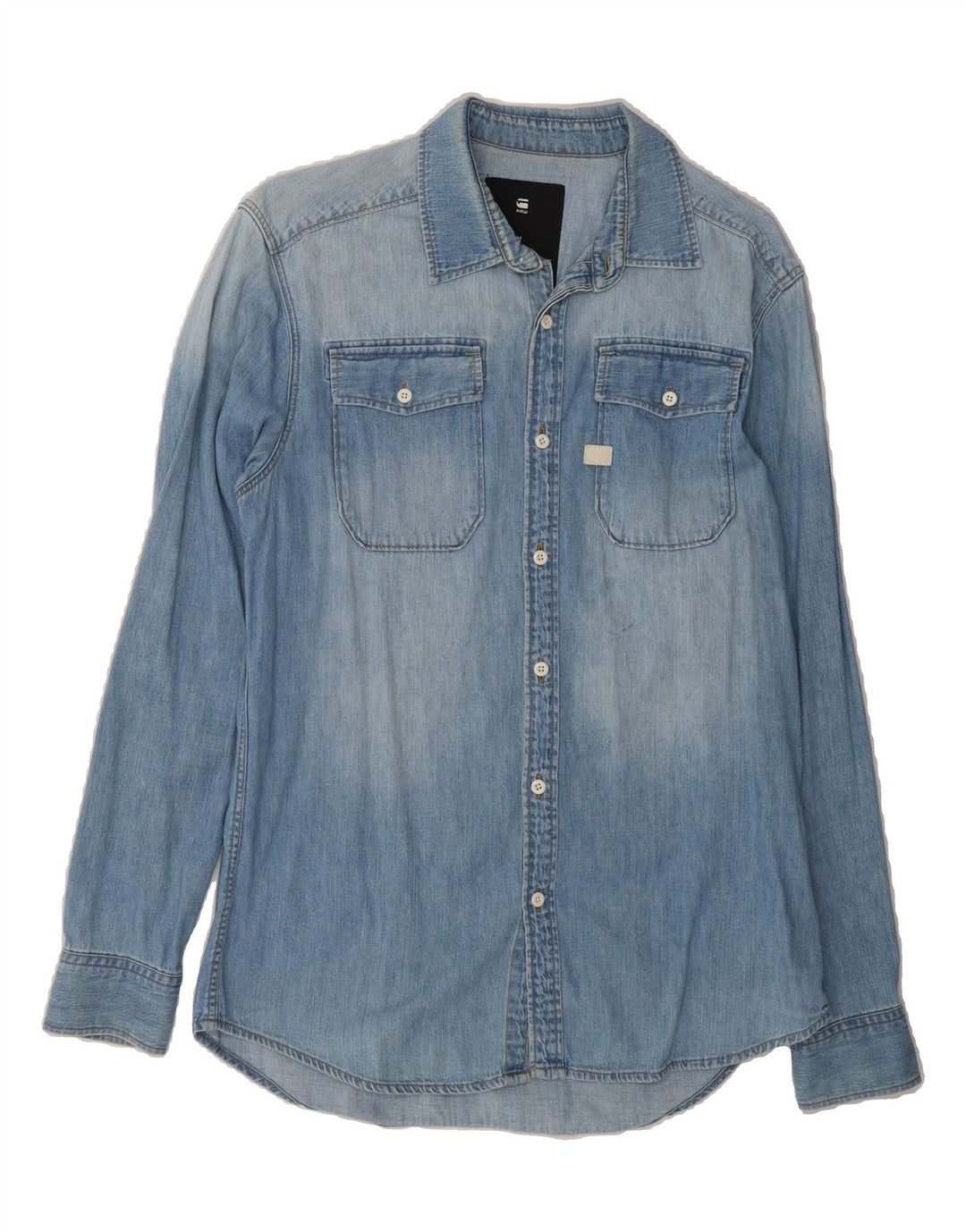 G-STAR Mens Denim Shirt Medium Blue Cotton Vintage G-Star and Second-Hand G-Star from Messina Hembry 