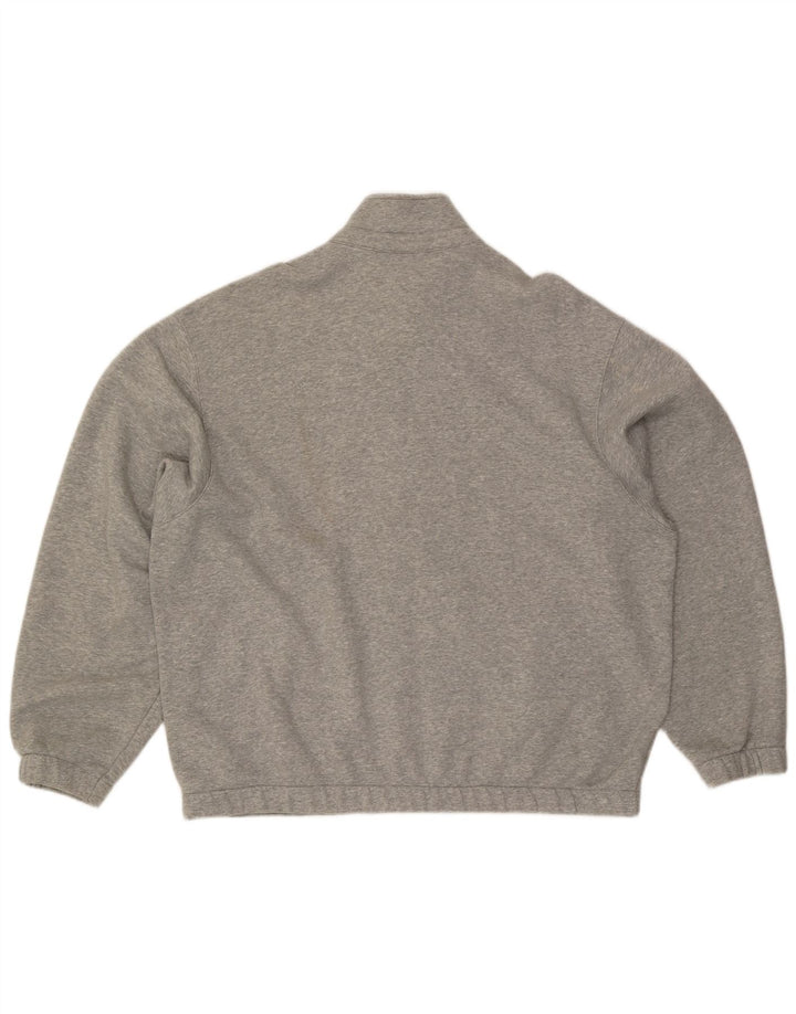 Giacca da ginnastica da uomo Nike XL in cotone chiazzato grigio