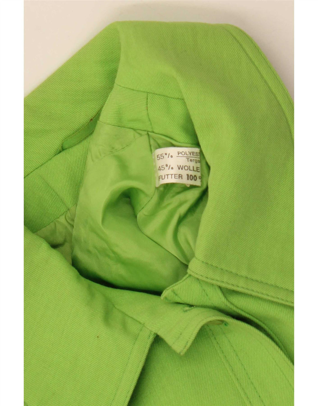 Giubbotto bomber corto da donna Gil Bret UK 14 grande poliestere verde