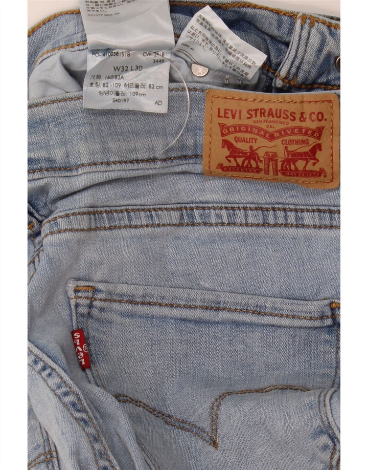 Jeans dritti modellanti da donna Levi's 314 W32 L30 cotone blu