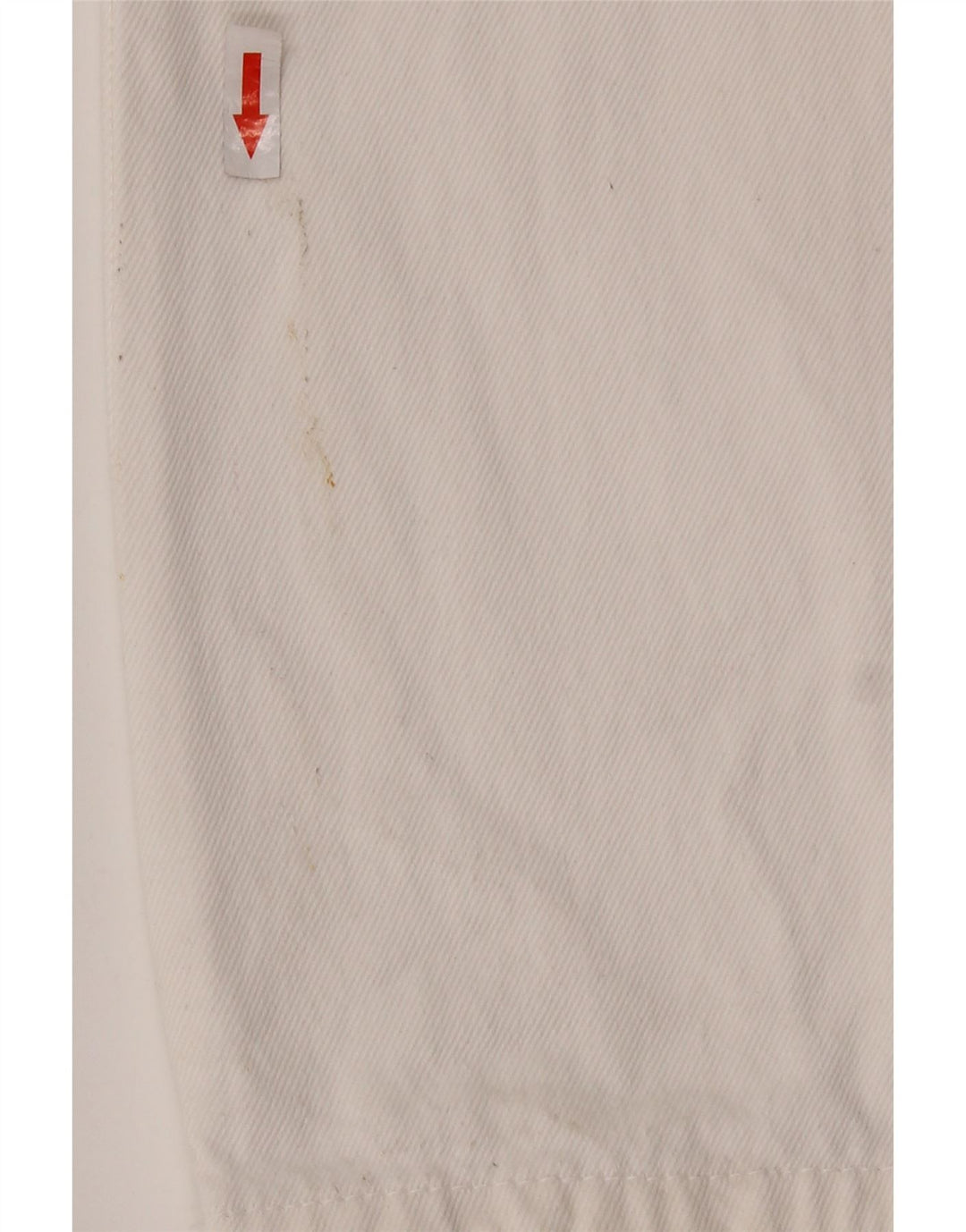 Tuta in denim da donna Zara UK 14 grande cotone bianco