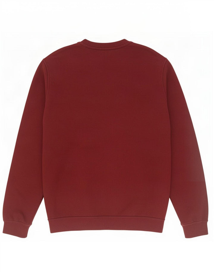 Felpa Nike da uomo in cotone bordeaux medio