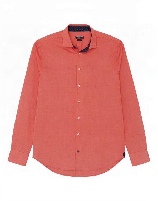 Camicia slim fit da uomo Tommy Hilfiger taglia 41 16 grande cotone rosa