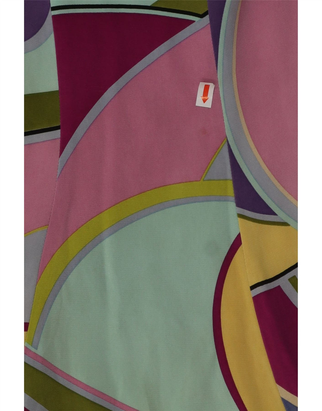 Gonna a trapezio da donna KAREN MILLEN UK 10 piccola W30 multicolore geometrica