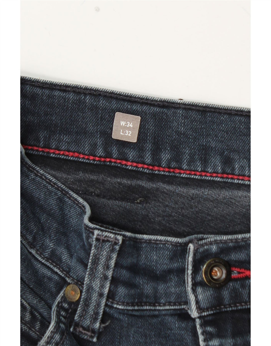 Mustang Tramper da donna Jeans affusolati slim fit a vita media W34 L32 Blu