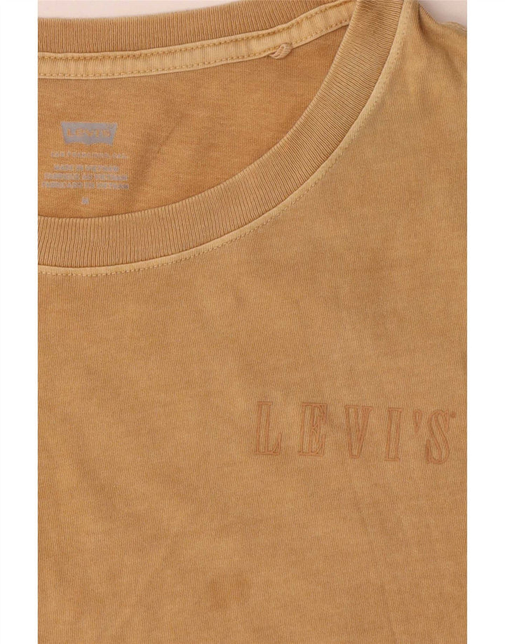 T-shirt da donna Levi's Top UK 14 cotone beige medio