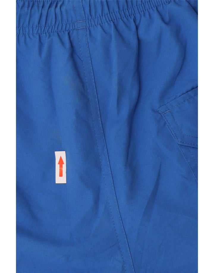 Pantaloncini da bagno grafici da uomo Timberland grandi in poliestere blu