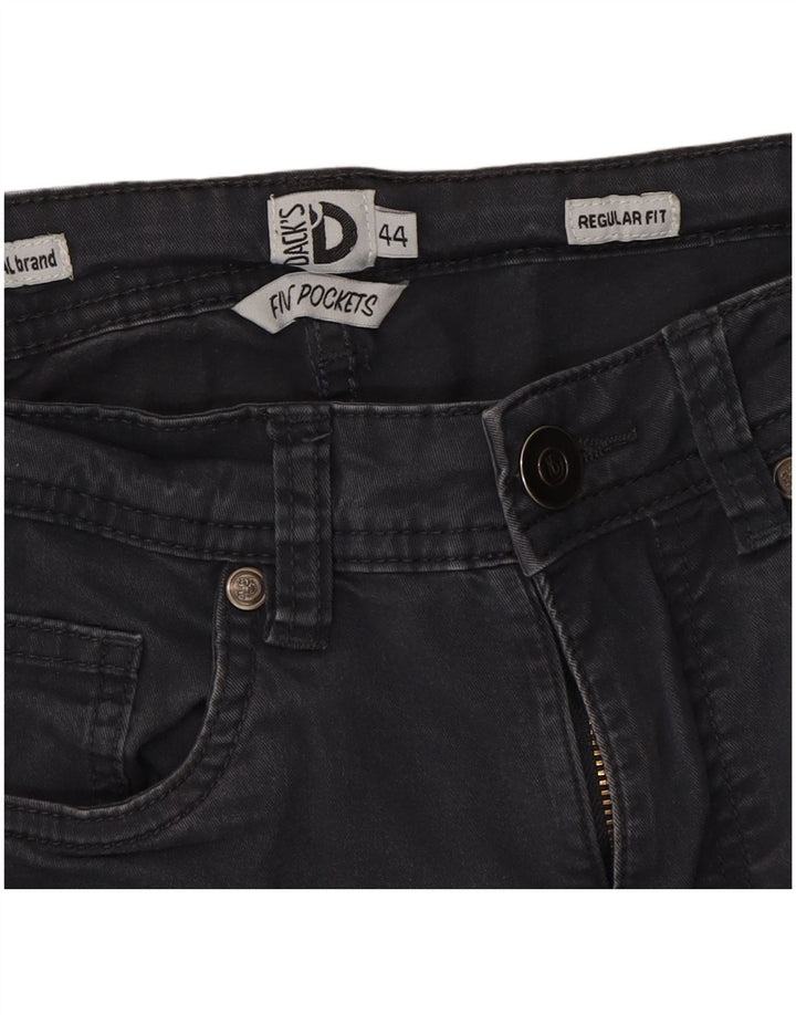 DACK'S Womens Regular Fit Straight Jeans IT 44 Medium W27 L30 Navy Blue
