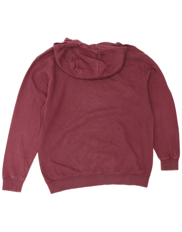 Maglione con cappuccio grafico da uomo VANS grande in cotone bordeaux