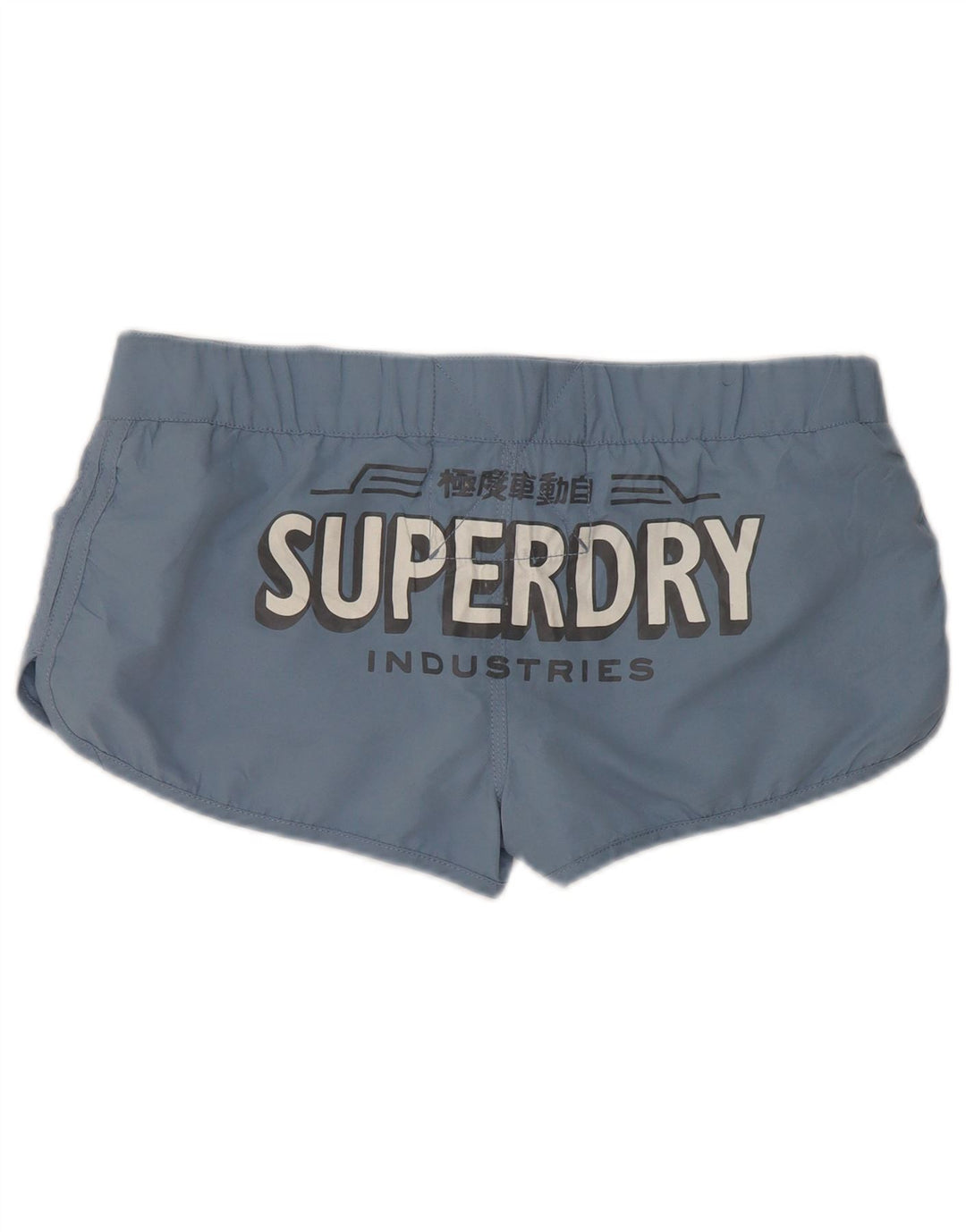 Pantaloncini da bagno con grafica da donna Superdry UK 16 Large Blu Poliestere