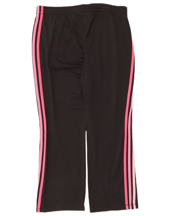 Pantaloni da tuta da donna Adidas UK 12/14 Medium Nero Poliestere