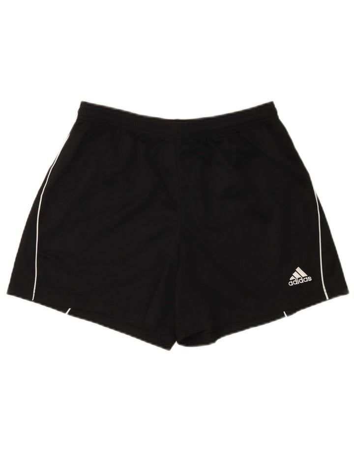 Pantaloncini sportivi ADIDAS Climalite da donna UK 14 poliestere nero medio