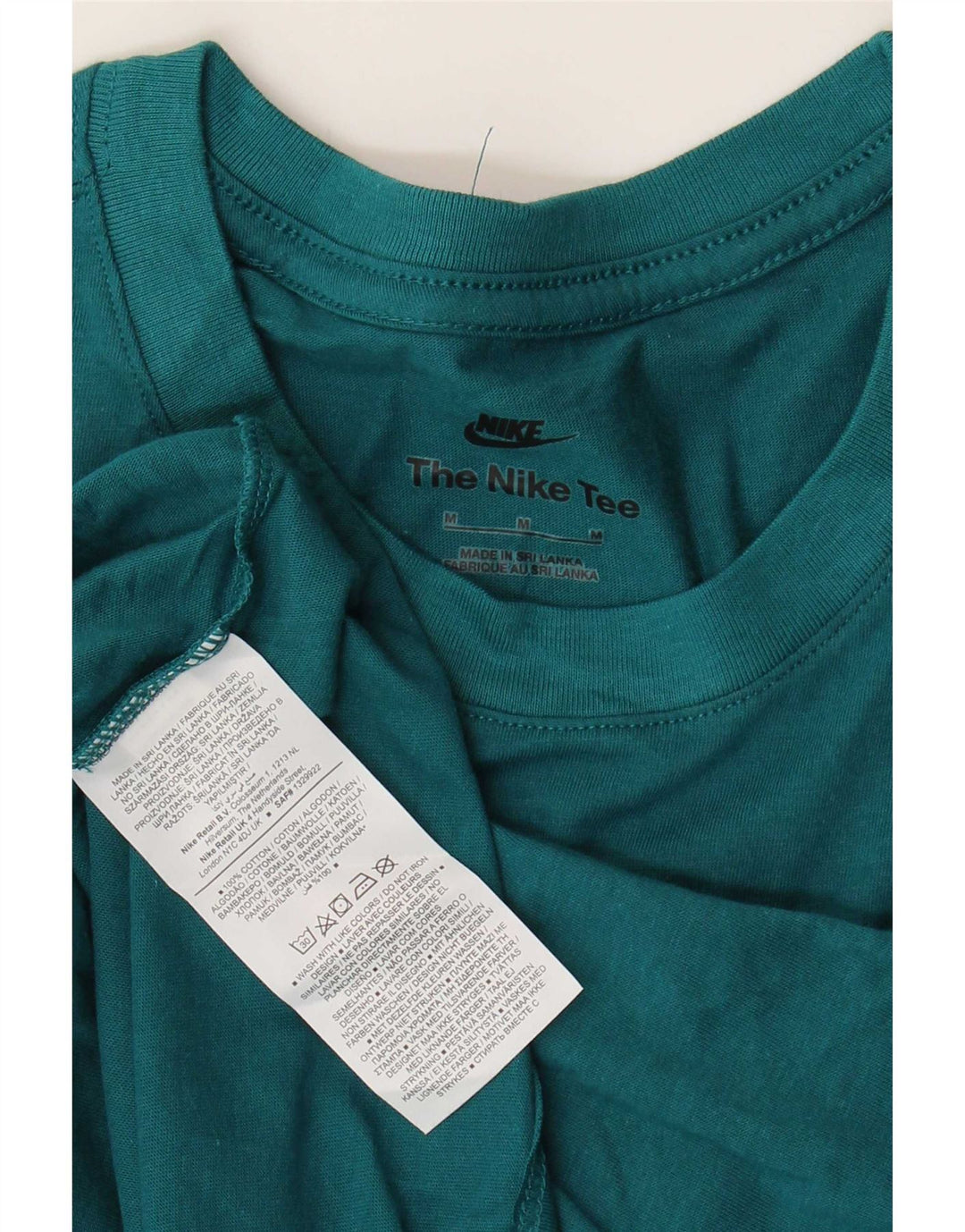 T-shirt da uomo Nike Top in cotone verde medio