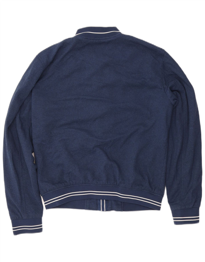 Giubbotto bomber da uomo ZARA UK 38 medio blu navy