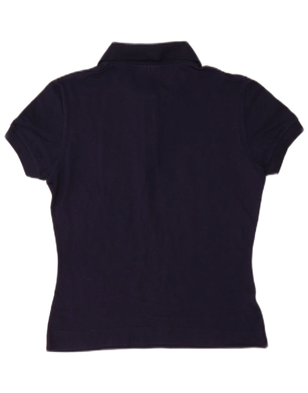 Polo da donna Lacoste taglia 40 media cotone blu navy