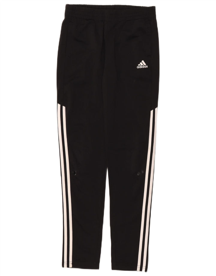 Pantaloni della tuta da ragazzo Adidas 13-14 anni in poliestere nero