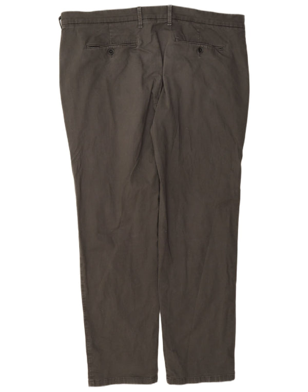 Pantaloni chino vestibilità regolare da uomo Marks & Spencer W40 L33 cotone grigio