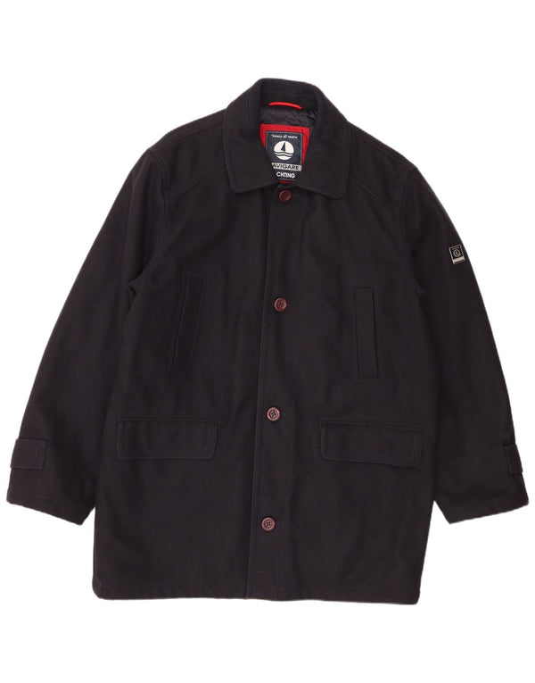 Giacca a vento da uomo Navigare Yachting UK 42 XL Lana blu navy