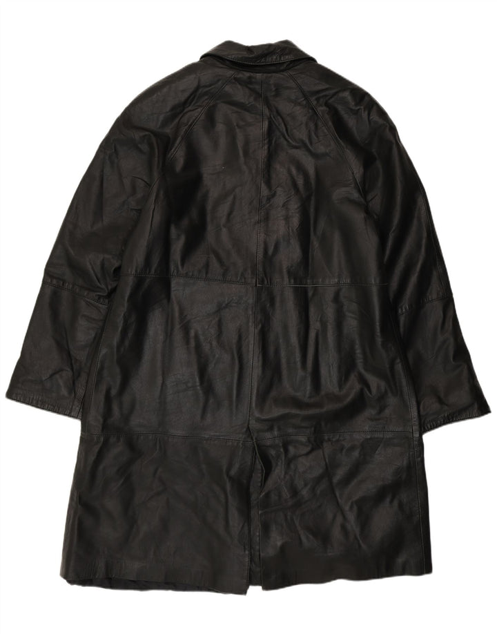 Cappotto in pelle Venezia Donna Olivieri IT 48 XL Pelle Nera
