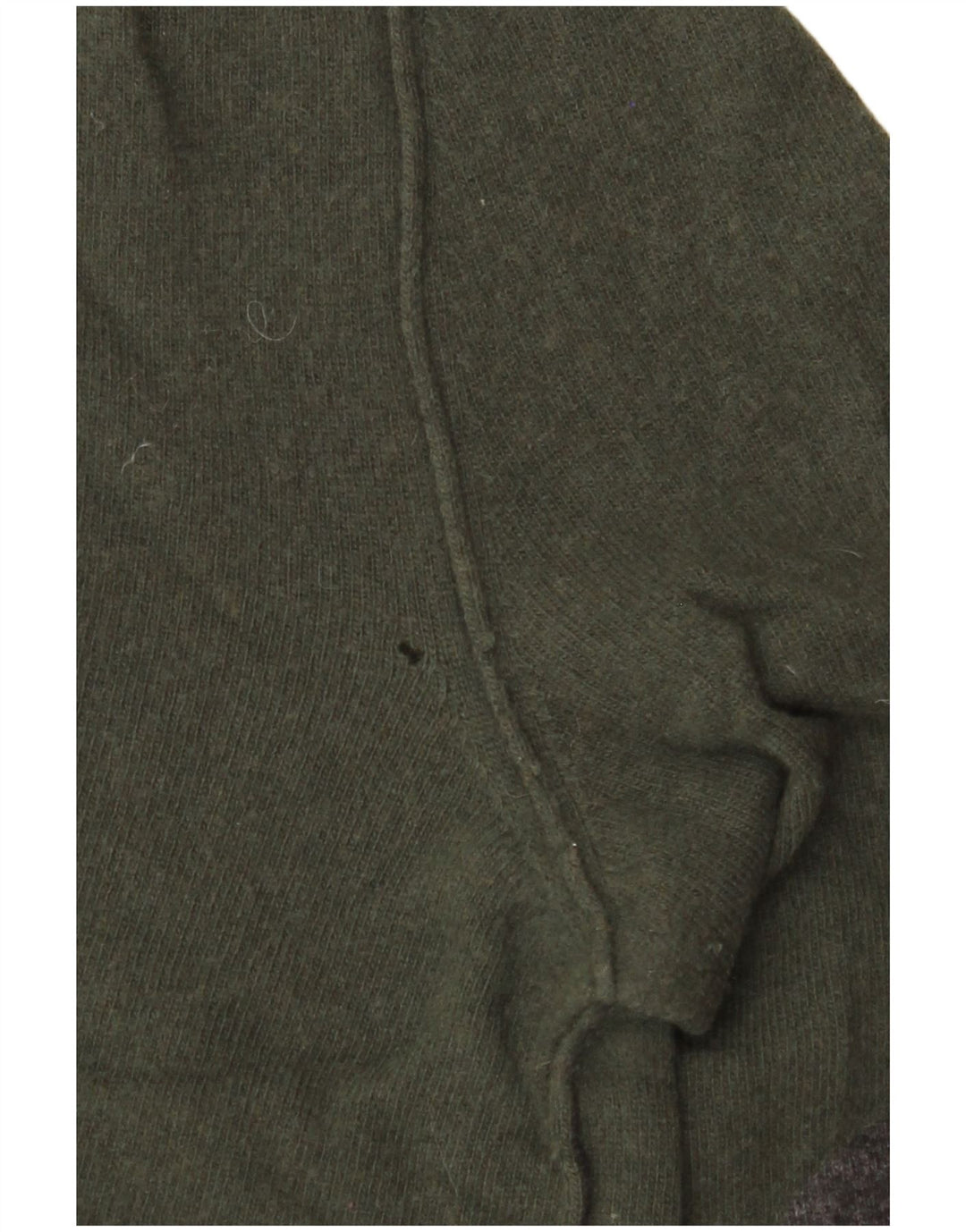 WOOLRICH Maglione girocollo da donna UK 14 Lana kaki media