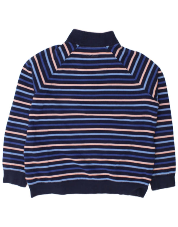Crew Clothing Felpa da donna Maglione UK 14 Large Navy Blue Striped