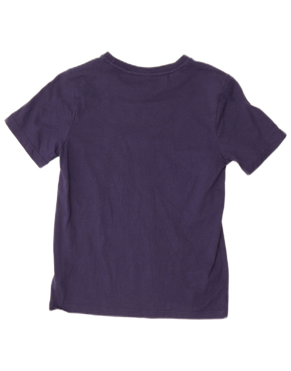 T-shirt da ragazzo Timberland Top 11-12 anni XS in cotone color block blu navy