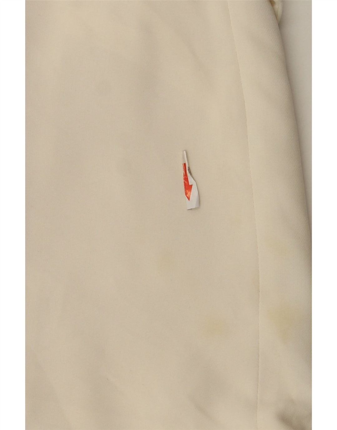 Giacca blazer aperta da donna Zara UK 10 piccola in poliestere bianco sporco
