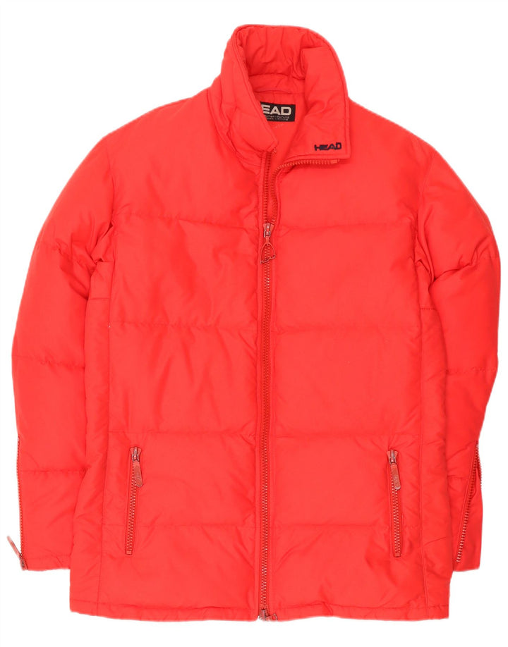 Cappotto imbottito da donna HEAD UK 14 rosso medio in poliammide