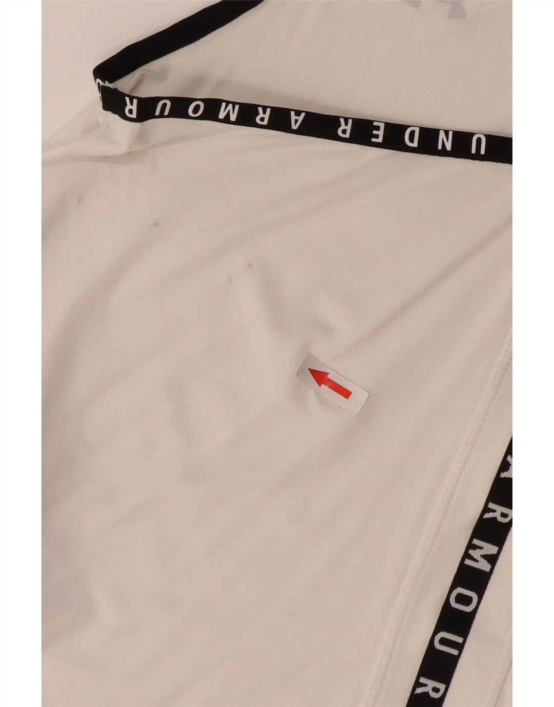 Canottiera grafica da donna Under Armour Heat Gear UK 12 poliestere bianco medio