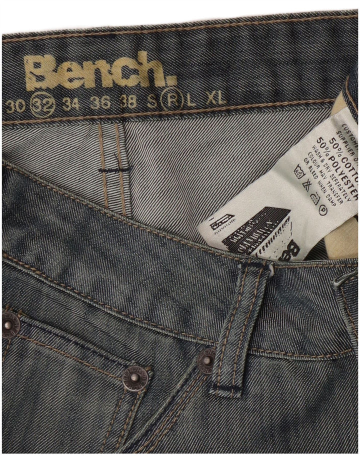 Jeans bootcut da uomo vestibilità regolare BENCH W32 L31 cotone blu