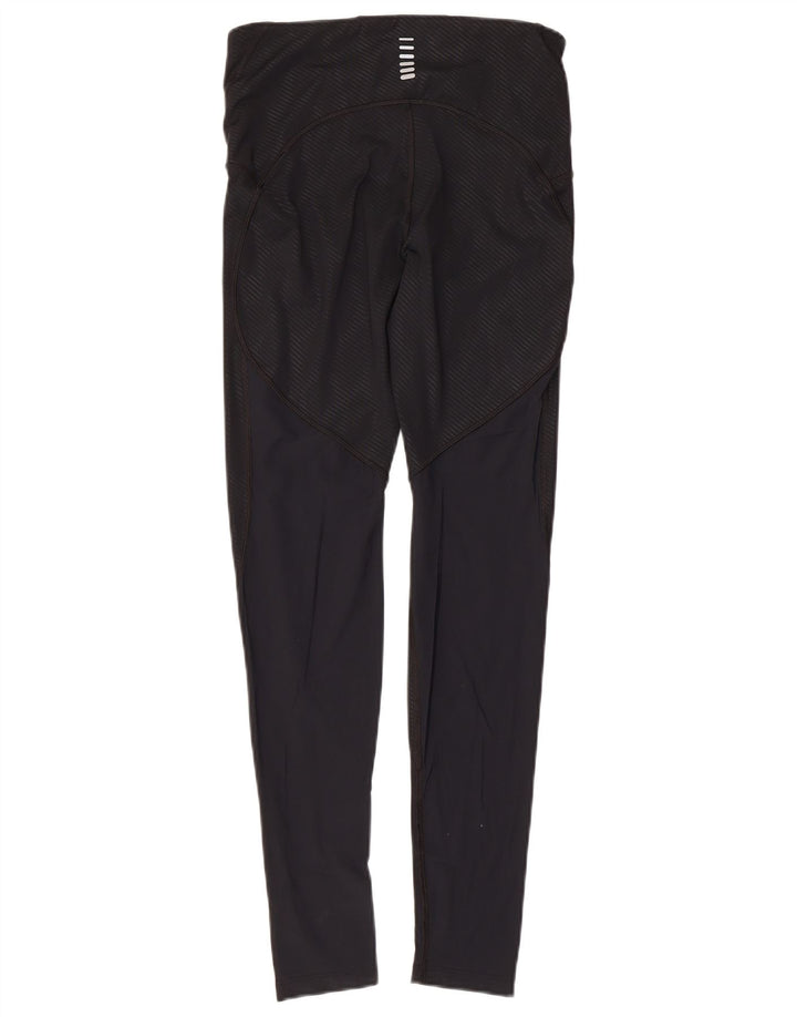 Leggings da donna Under Armour UK 14 nylon a righe nere medie